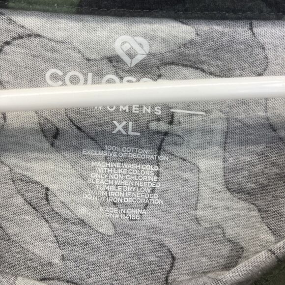 Vanderbilt Commodores Colosseum Military Camo Crop Top Long Sleeve Shirt Xl - Picture 6 of 10